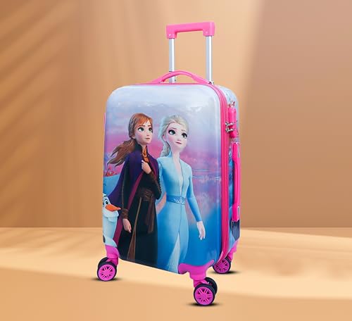 Image of ADSON Abs Kids Trolley 360 Rotating Luggage 360 Degree Wheels Non-Breakable 20 Inch Kids Hardsided Suitcase with 4 Wheels, 360 Degree Wheel Travel Trolley Bag (Design 2)