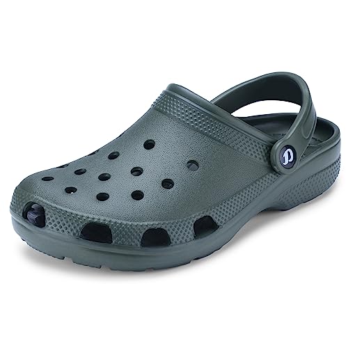 Image of DOCTOR EXTRA SOFT Men's Classic Casual Clogs /Sandals with Adjustable Back Strap for Adult | Comfortable & Light Weight | Stylish & Anti-Skid | Waterproof & Daily Mules for Gents & Boys D-501