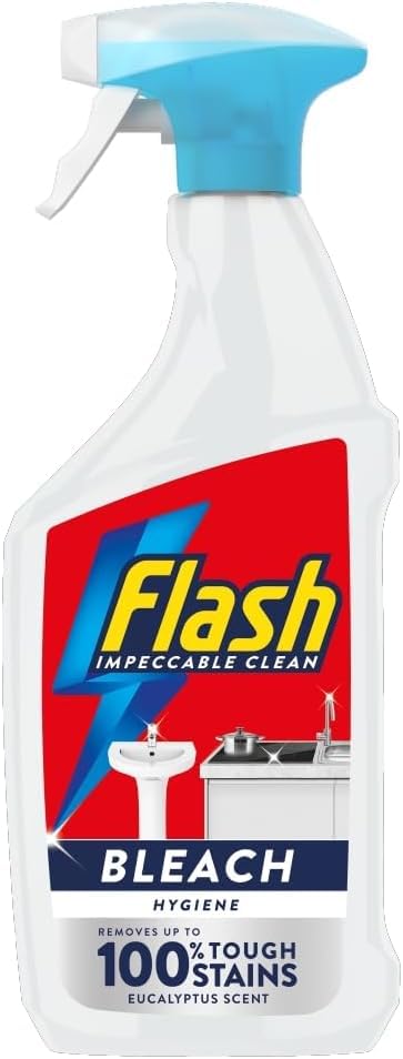 Pound VegFlash Multi Purpose Cleaning Spray (Pack of 3) | Bleach Cleaning| 800ML | Tough Stains | All Purpose
