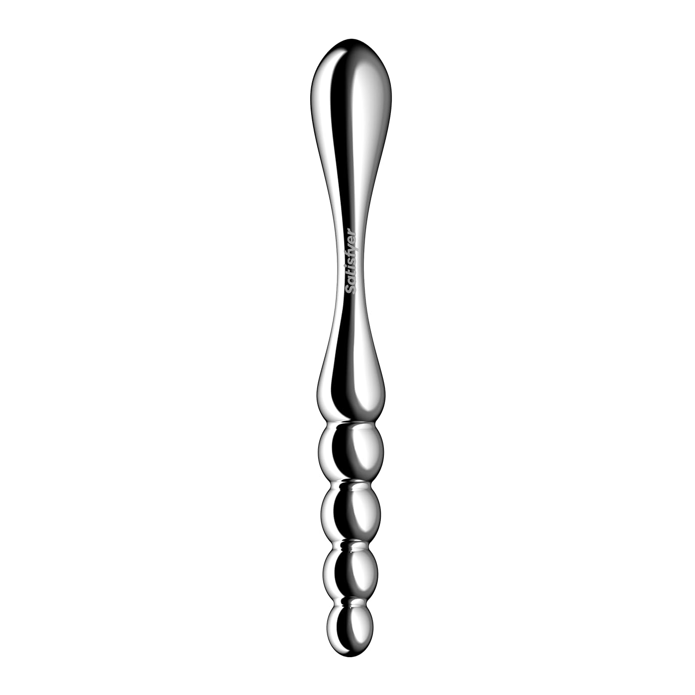 Satisfyer Star Force 1, dildo | sex toy unisex per adulti in acciaio inossidabile | con struttura a sfere | sex toy per giochi con le temperature | dildo in metallo per punto G