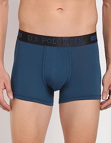 Image of U.S. Polo ASSN. Men's PT001 Supima Cotton Ultra Soft No Marks Waistband Trunks - Pack of 1