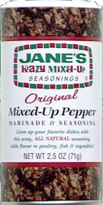Jane's Original Krazy Mixed-Up Pepper - 2.5 oz. (Pack of 3) by Jane's Krazy Mixed up Seasonings