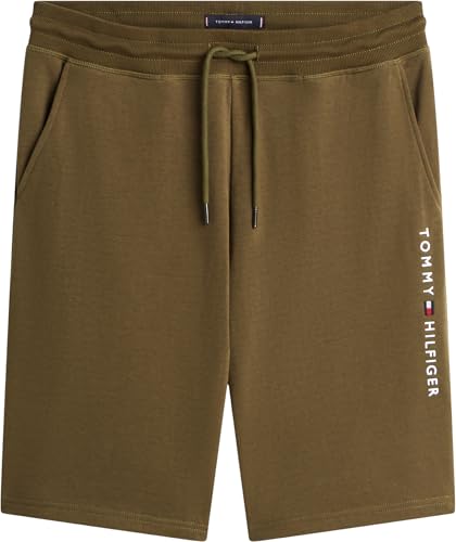 Tommy Hilfiger Herren Sweatshorts Track mit Seitentaschen, Grün (Army Green), XL 5