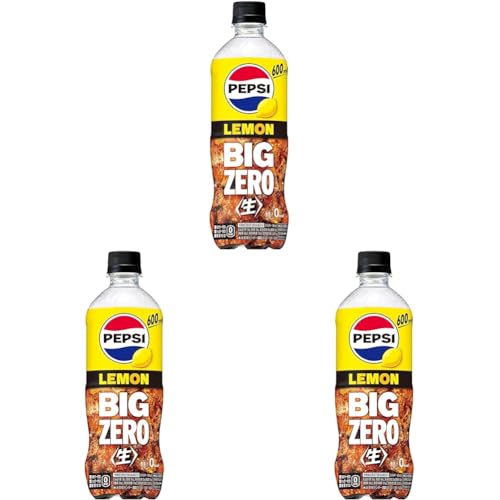 Tg[ yvV rbO[  BIG ZERO LEMON Y_ PEPSI R[ 600ml×1{ (× 3)