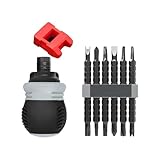 Tragbare Schraubendreher-Kollektion mit bequemem Griff für Büroausrüstung, Wartung, Outdoor-Notfälle, Reparaturen, multifunktionaler Schraubendreher