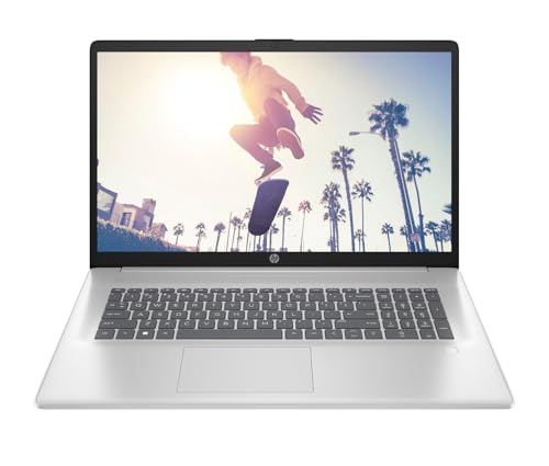 Image of HP 17 Laptop * Intel Ultra 7 255U 12-Core * Graphics * 17.3 inch HD+ Touchscreen * 32GB DDR5 * 1TB SSD * Backlit Keyboard * Fingerprint Reader * Wi-Fi 6 * 720p HD Camera * Win10 Pro