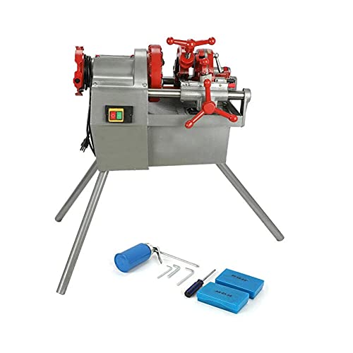 TECHTONGDA Electric Pipe Threader Threading Machine Threading Cutter 110V with 1/2