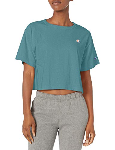 Champion LIFE Women's Crop, Cornflower Teal-551260, Medium