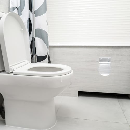 Pedal de ducha para baño en acero inoxidable plata reposapiés de seguridad 5