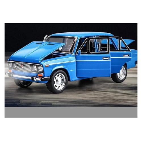 Modelo de coche decorativo 1:24 para Lada en aleación miniatura 1
