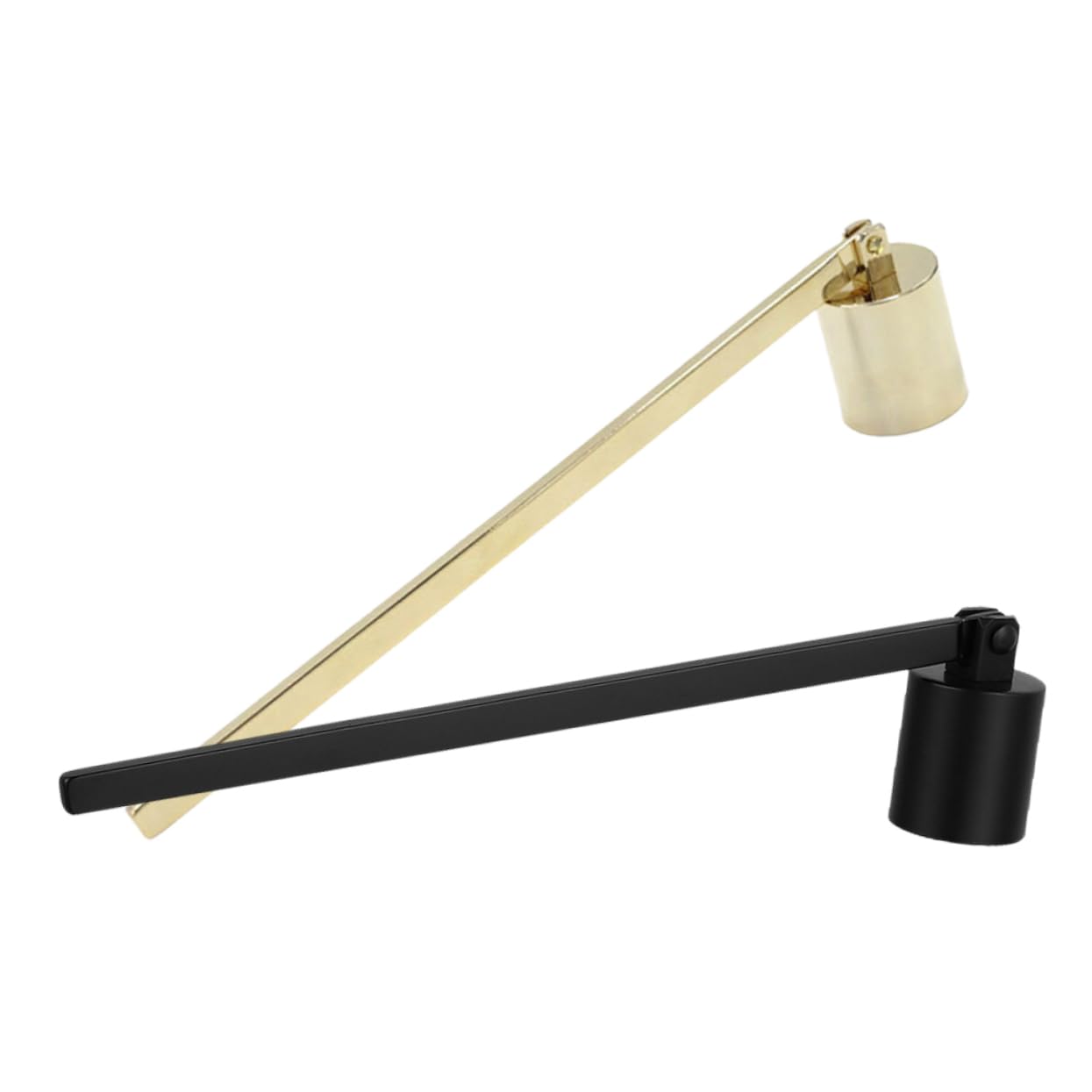 OSOLADY 2 Pcs Candle Extinguisher Tea Light Snuffer Candles Nuffers Flame Snuffers Hand Forged Candle Snuffer Candlestick Flame Snuffer Automatic Wax Extinguisher Stainless Steel