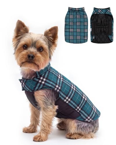 CuteBone Reversible Dog Winter Coat for Medium Dogs GMF51L