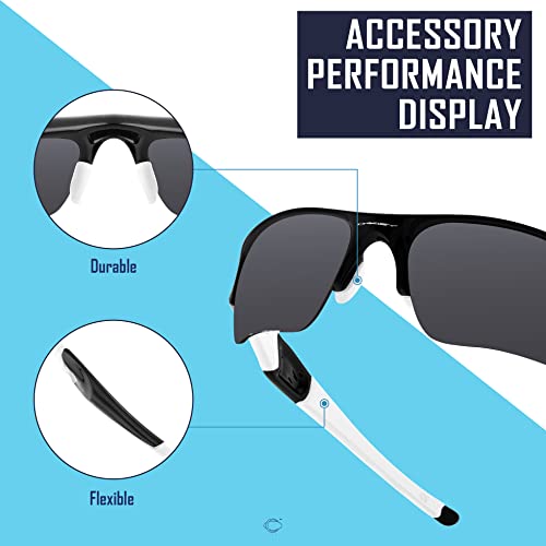 Image of SAUCER Replacement Rubber Kit for Oakley Half Jacket 2.0 OO9144 | Half Jacket 2.0 XL OO9154 Sunglass