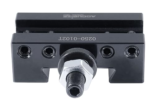 Image of Accusize Industrial Tools Style Axa Boring, Turning and Facing Quick Change Tool Post Holder for 5 /8'' Turning Tools, Style 2 Ex-Large, 0250-0102T