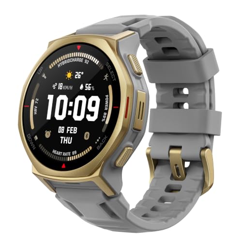 Miniatura 7 de Amazfit T-Rex 3 Pro Reloj Inteligente Deportivo para Hombre, Pantalla AMOLED de Zafiro, Bisel de Titanio, GPS de Banda Dual, Mapas Sin Conexión, Linterna Incorporada, para Android iPhone