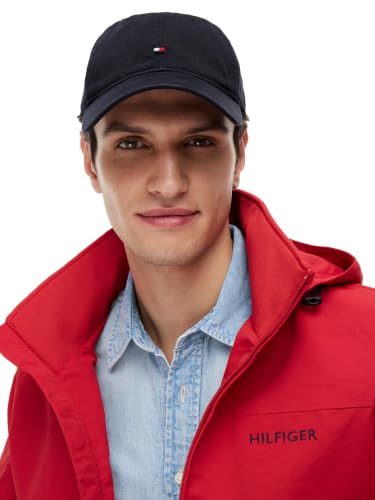 Image of Tommy Hilfiger Men's Cotton 85 Logo Adjustable Baseball Cap