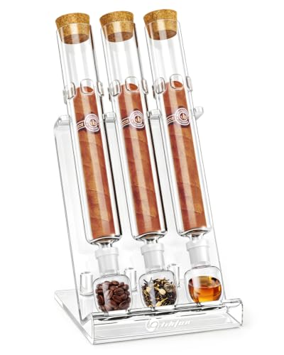 LIHTUN 3-Cigar Flavoring Tube Gift Set with Display Stand Up to 69 RG (03)