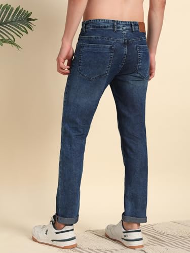 Image of Vogaan Regular Fit Stretchable Jeans for Men | Men's Stylish Denim Cotton Pants