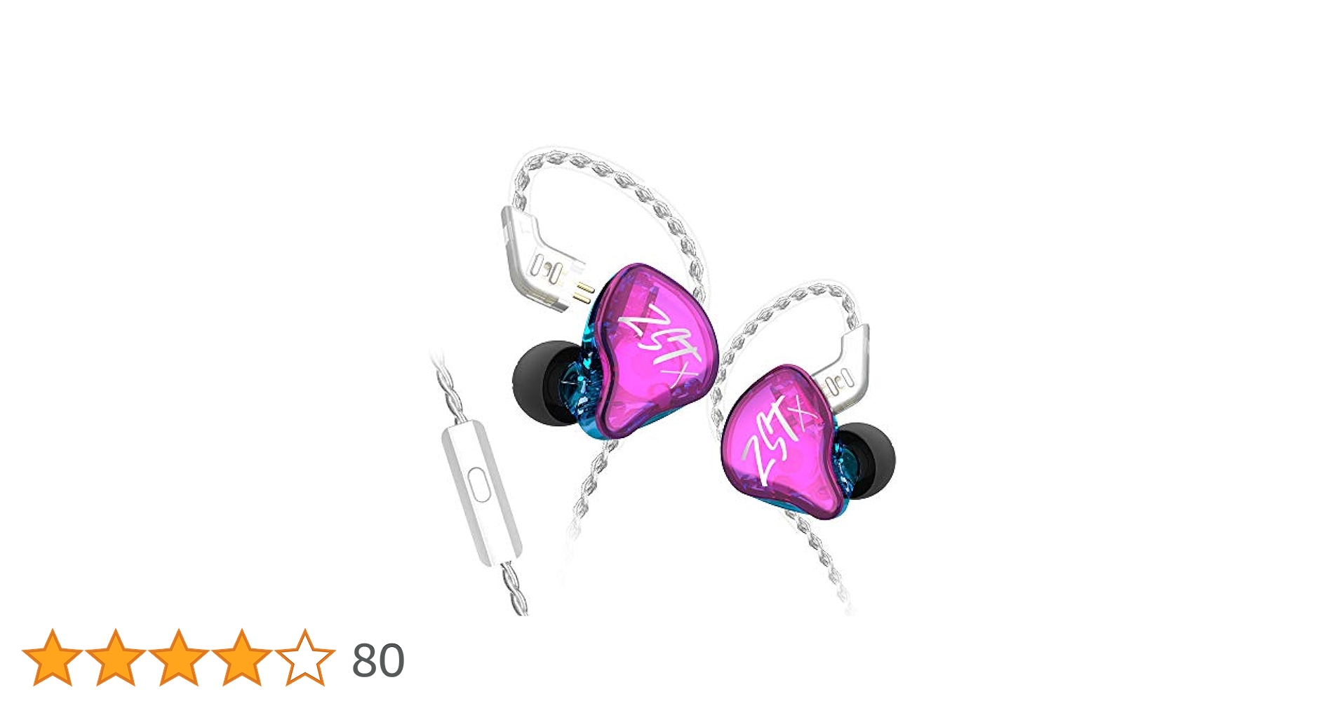 Amazon.co.jp: KZ ZSTX (1DD+1BA)ハイブリット型HIFIイヤホン