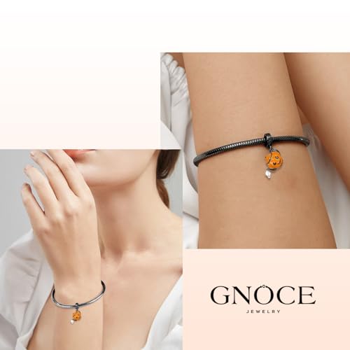 Image of GNOCE Beverage & Food Pendant Charms 925 Sterling Silver Dangle Charm Beads Fit Snake Chain Bracelets /Necklace Jewelry Gift For Women