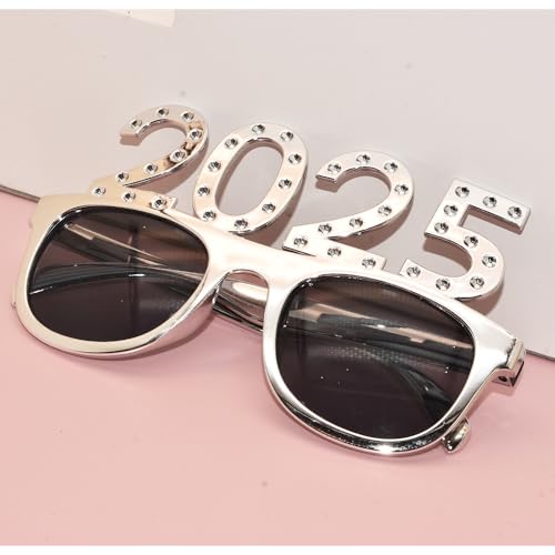 CRAWPROP 5PCS 2026 Plastic Eyeglasses Happy New Year's Eve Glasses Graduation 2026 Party Photo Props Supplies - Image 6