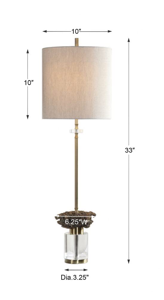 Amazon.co.jp : Uttermost キオタ つや消し真鍮メッキ ビュッフェ