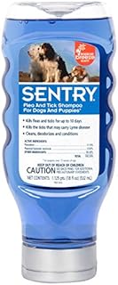 SENTRY Flea and Tick Shampoo for Dogs, Rid Your Dog of Fleas, and Ticks Tropical Breeze, 18 Fl Oz (Pack of 1)