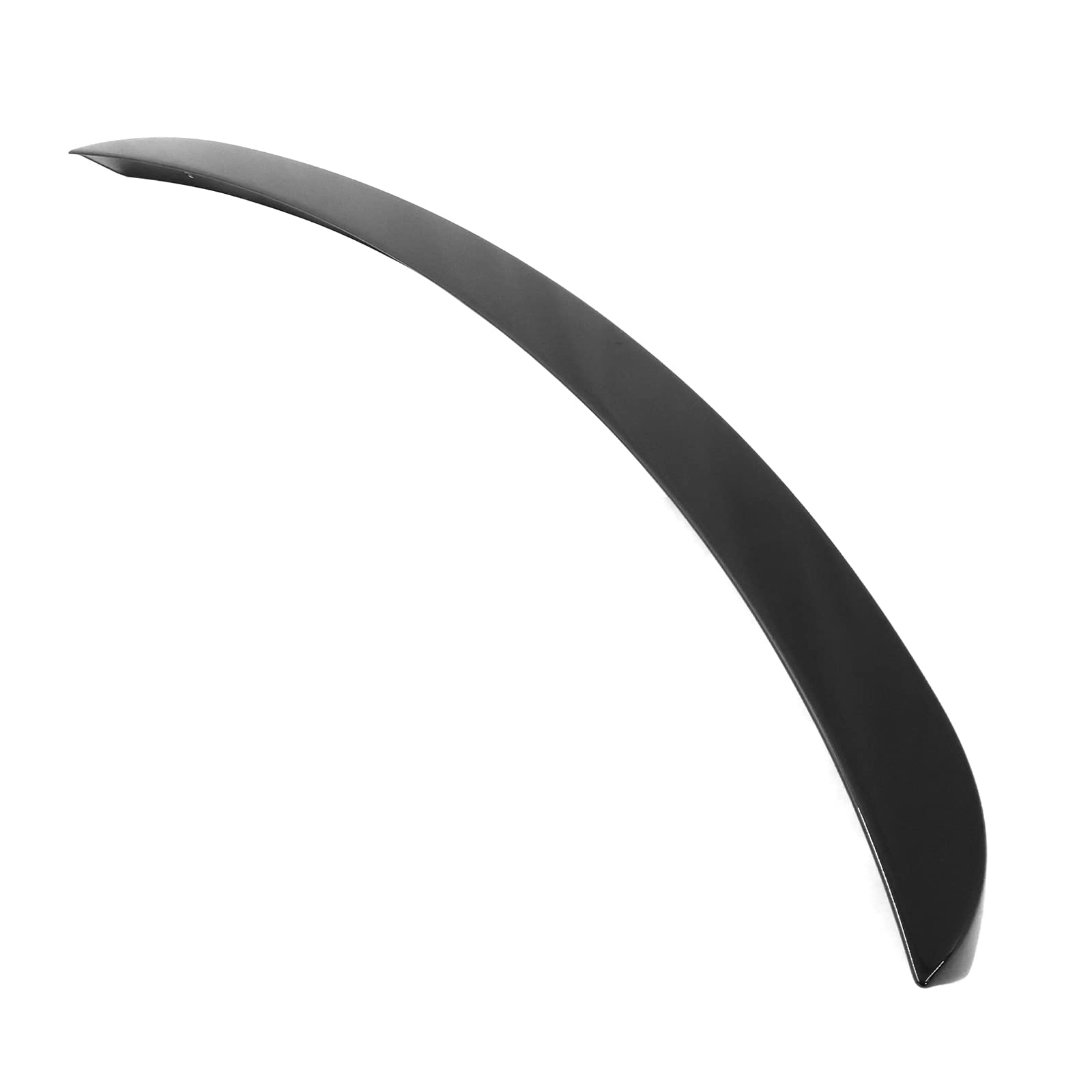 IKON MOTORSPRTS, Trunk Spoiler Compatible with 2008-2012 Honda Accord Coupe 2-Door, Painted #NH731P Crystal Black Pearl ABS Plastic Factory Style Rear Wing Tail Lip Trim, 2009 2010 2011