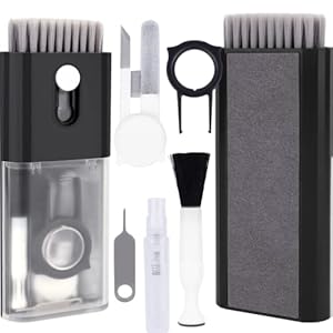 BLOOOK Cleaning Brush for Keyboard, 10 in 1 Keyboard Cleaning Brush Kit, Keyboard Cleaning Set, Keyboard Cleaning with Brush, Mobile Phone Laptop Screen Cleaner for Tablet, Computer, PC Monitor,