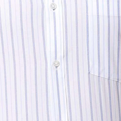Image of Park Avenue Men's Pure Cotton Solid Pattern Slim Fit Semi Cutaway Collar Full Sleeve Formal Shirt