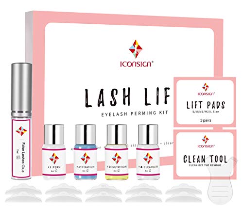 Lash Lift Kit,Eyelash Perm Kit, Lash Curling,Semi-Permanent Curling Perming Wave,Professional Eyelash Lash Extensions Set Suitable For Salon.