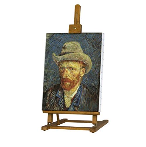 Van Gogh Table Easel Walnut Stain Finish