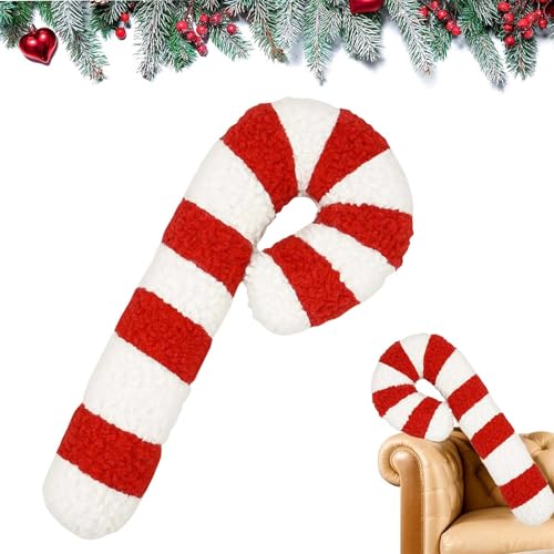 Bukbas Weihnachts-Zuckerstangen-Kissen, Weihnachten Dekokissen...