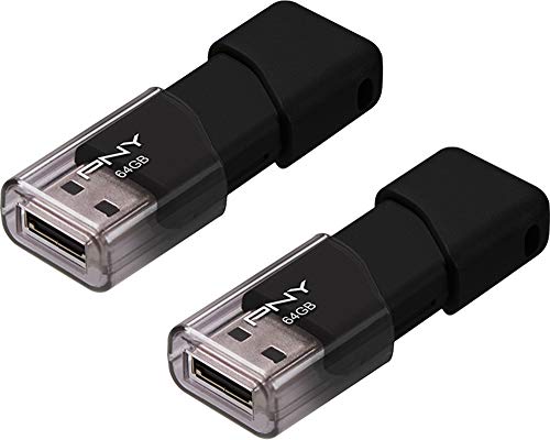 Clé USB 64 Go PNY Attaché 3 pack double clé USB 2.0 PC et Mac portable