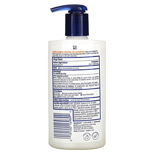 Bioré 16989 Blemish Fighting Ice Cleanser, Salicylic Acid, Clears And Helps Prevent Acne Breakouts thumb #1