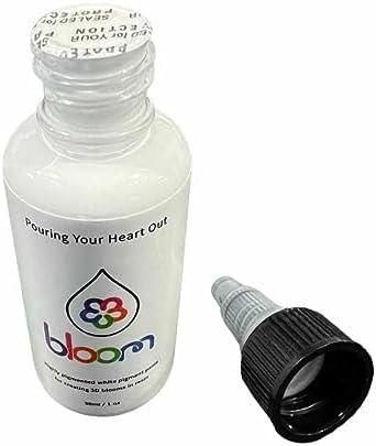 Bloom Pigment Paste, Highly Concentrated White Pigment Paste for Creating 3D Blooms in Resin