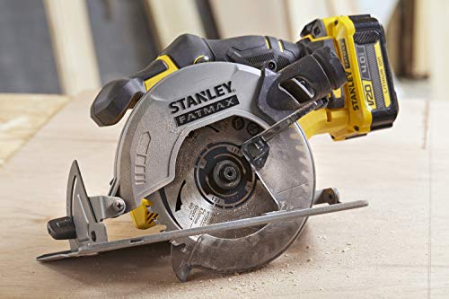Stanley FatMax 18V Akku-Handkreissäge SFMCS500B (werkzeuglose Schnitttiefen- und Winkeleinstellung bis 50°, mit… – Bild 8