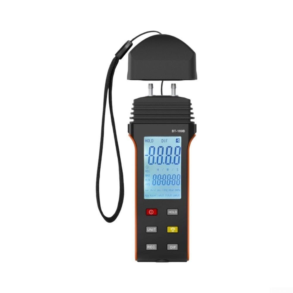 Medidor de presión digital BT-189B ±206.8kPa HVAC Tester 11 unidades LCD