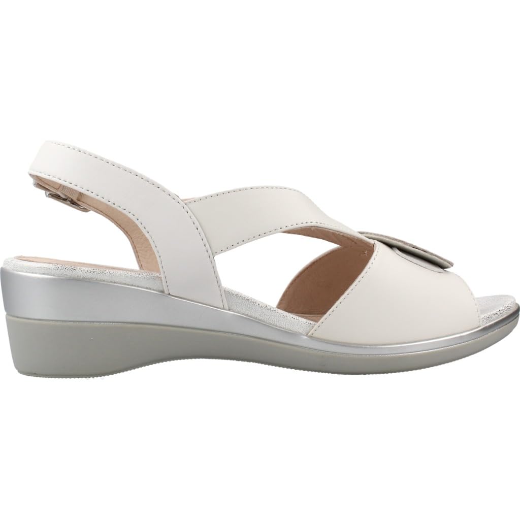 Stonefly 220861 Vanity III Nappa White Sandali Estivi per Signora in Pelle Bianca