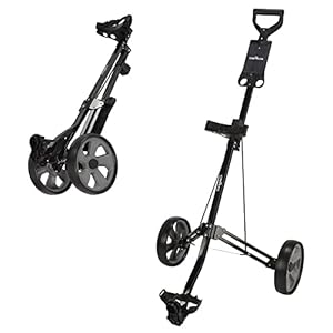Caddymatic Golf Lite TRAC Carrito DE Golf Plegable DE 2 Rued