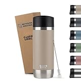 Campo Libre.® Anto I Kaffeebecher to go thermo I Thermobecher 350ml I 100% auslaufsichere Travel Mug mit One-Touch-Verschluss I Premium Coffee to go becher I Doppelwandig, hält mind. 6h heiß