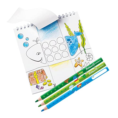 Pelikan lápices para aprender a escribir rosa pack 2 miniatura 2