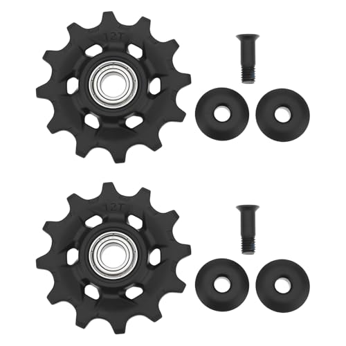 SG Store Lot de 2 Poulies de Dérailleur Arrière de Vélo 11 Vitesses 12 Dents Compatible avec SRAM XX1/XO1/GX