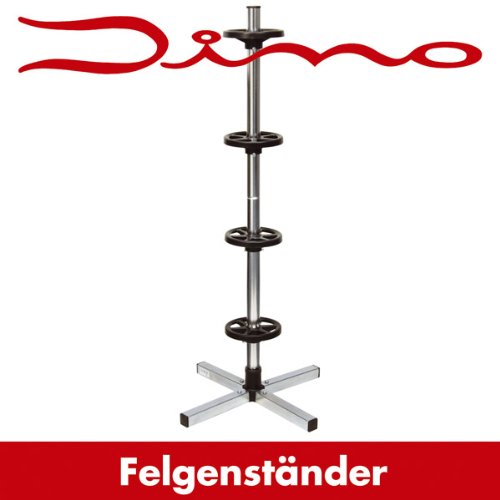 Dino KRAFTPAKET 130003 Felgenständer mit Reifenschutzhülle für fachgerechte Lagerung vom Kompletträdern bis 18 Zoll und 225 mm Reifenbreite