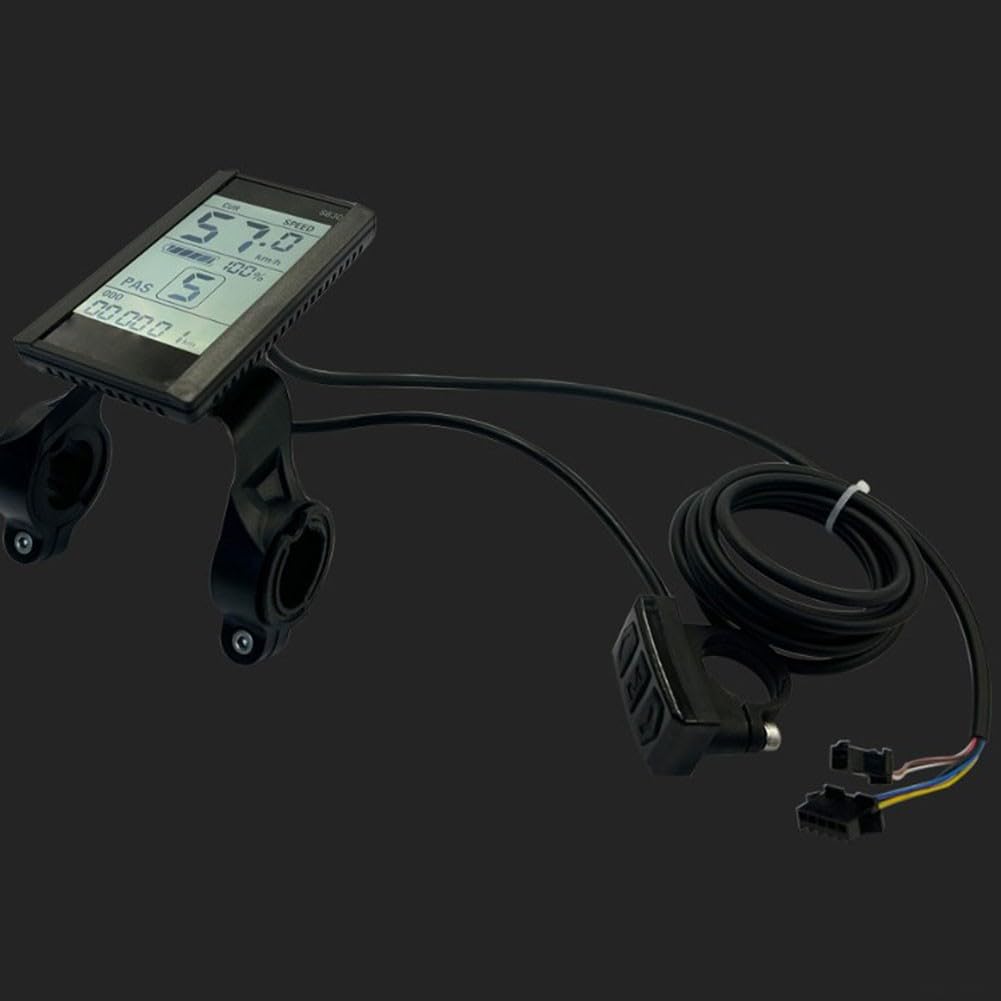 JN LCD-S830 Écran LCD pour vélo électrique, compteur de vitesse de vélo, compteur kilométrique SM E-Bike 5 broches 24 V 36 V 48 V