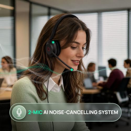 Image of Yealink UH35 2nd Gen Wired Headset, USB-C /A,AI Noise Canceling Mic,HD Audio