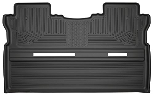 Husky Liners Weatherbeater Floor Mats | Fits 2017-2025 Honda Ridgeline | 2nd Row, 1-pc Black - 19431
