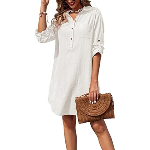 Zeagoo Womens White Dress Cover
