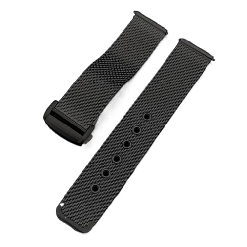 Bracelet de rechange universel en maille milanaise 20mm et 22mm avec boucle pliable en métal