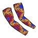 VAFZASC Women Girls Fashion Cooling Arm Sleeves Paisley Tie Dye UV Protection Compression Sleeves for Basketball Football Cycling